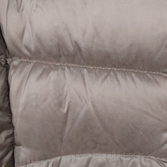 Uniqlo Dark Brown Ultra Light Down Jacket Coat Size Small Approx UK 8 - Picture 7 of 16